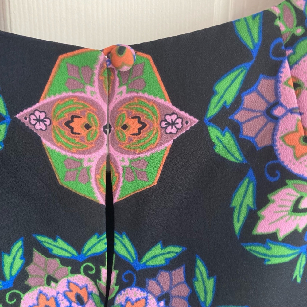 ❤️ 2 for $10 ❤️ Women's J.Crew Dress Size 2 Black Multi - Picture 8 of 8